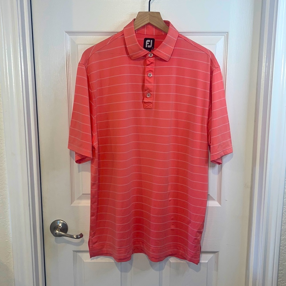 FootJoy Men’s Polo LG Watermelon stripe